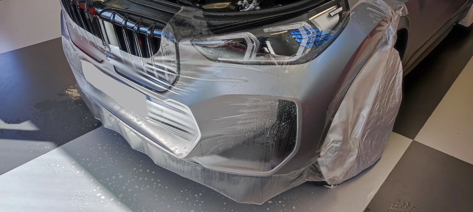 Pose du film PPF sur une BMW X1