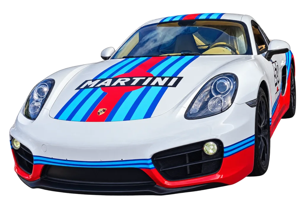 Porsche Martini — réalisation KDC détourée
